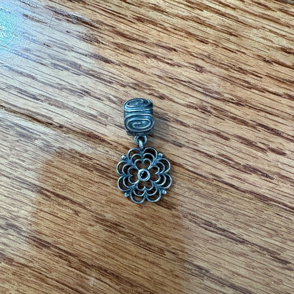 Pandora Silver Floral Dangle Charm